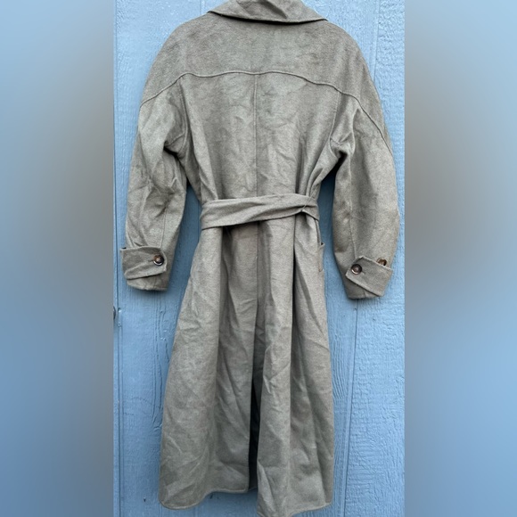 ZARA Wool Blend Coat Double Breasted Coat Size XSMALL - Picture 6 of 10